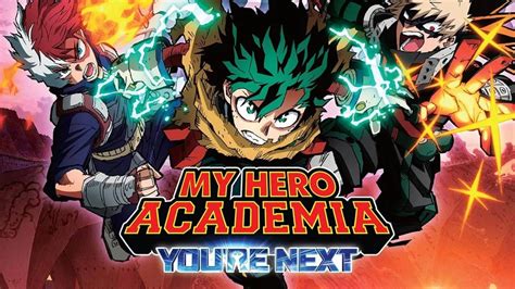 My Hero Academia: You’re Next English Dub Cast & Poster .